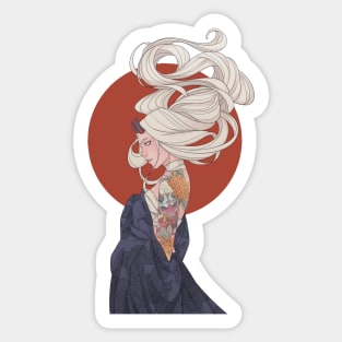 Demon girl Sticker